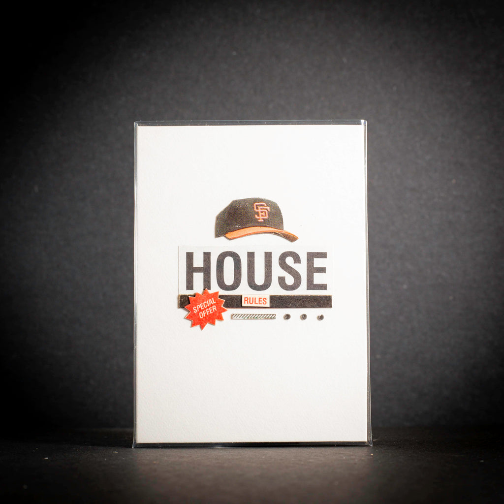 Product packaging with a cap design and text on a dark background