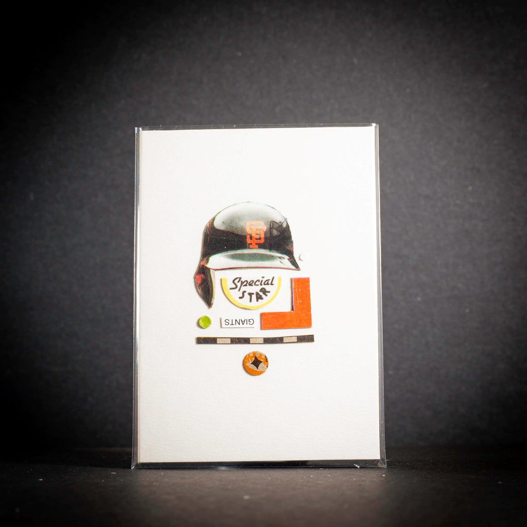 Cassette tape with a label featuring a helmet and 'Special' text on a dark background